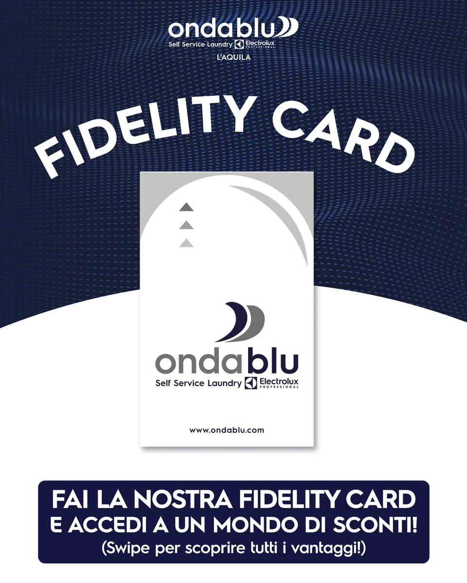 Ondablu Fidelity Card